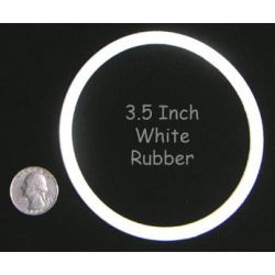 3-1/2" White Champion Rubber Ring
